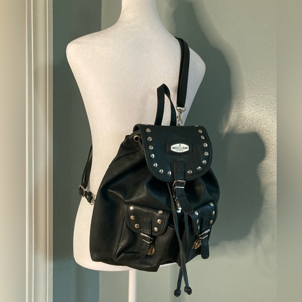 Helix Italy convertible leather bag